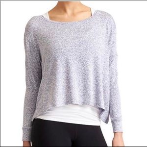 Athleta Pose Boxy Crop Top in Chianti